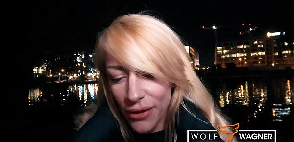  Blonde German FitxXxSandy lets modern-day Tarzan cum on her big fake tits! ▁▃▅▆ WOLF WAGNER LOVE ▆▅▃▁ wolfwagner.love